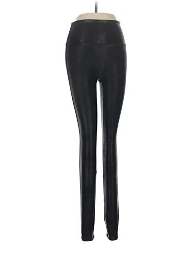 Pre-owned Spanx Active Pants In Black