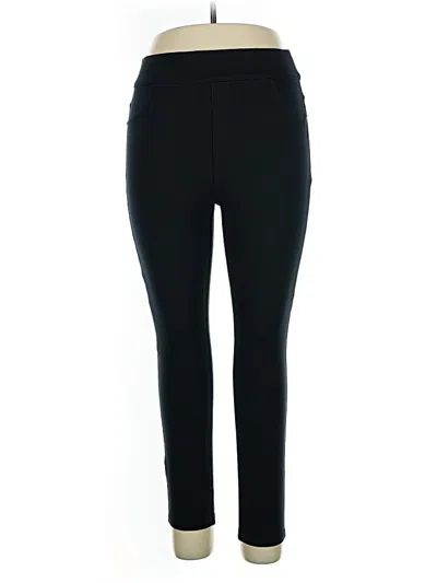 Pre-owned Spanx Active Pants In Black