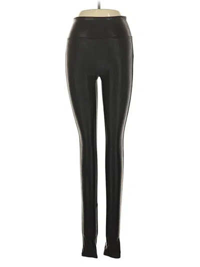 Pre-owned Spanx Active Pants In Black