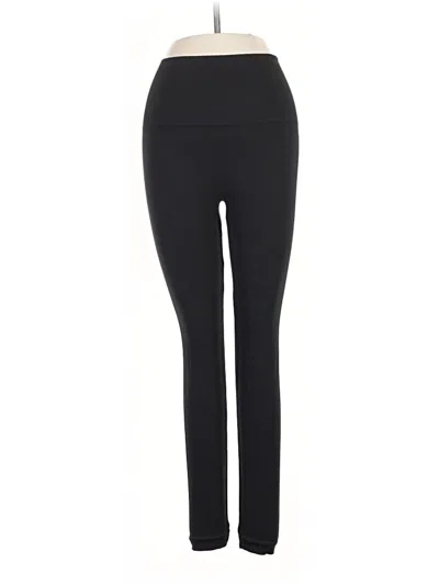 Pre-owned Spanx Active Pants In Black