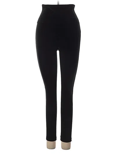 Pre-owned Spanx Active Pants In Black