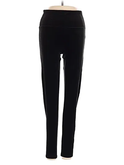 Pre-owned Spanx Active Pants In Black