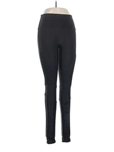Pre-owned Spanx Active Pants In Black