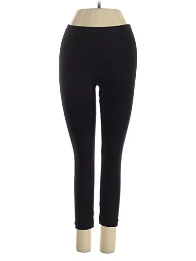 Pre-owned Spanx Active Pants In Black