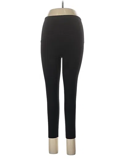 Pre-owned Spanx Active Pants In Black