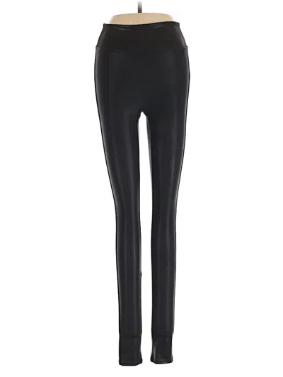 Pre-owned Spanx Active Pants In Black