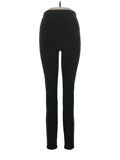 Pre-owned Spanx Active Pants In Black