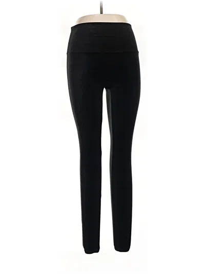 Pre-owned Spanx Active Pants In Black