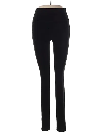 Pre-owned Spanx Active Pants In Black