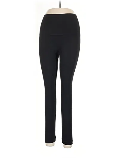 Pre-owned Spanx Active Pants In Black