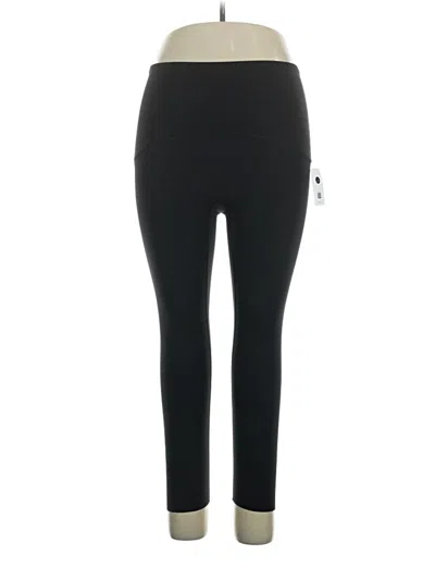 Pre-owned Spanx Active Pants In Black