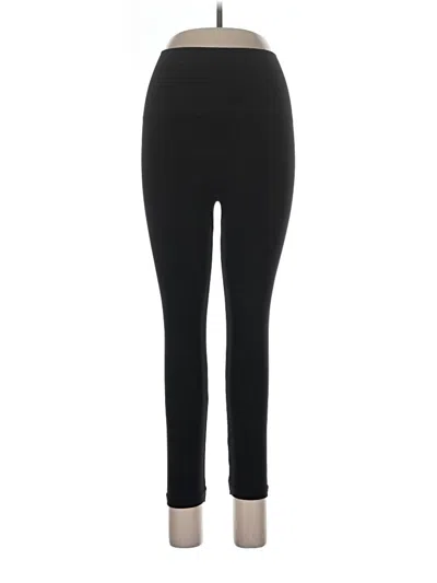 Pre-owned Spanx Active Pants In Black