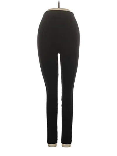 Pre-owned Spanx Active Pants In Black