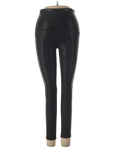 Pre-owned Spanx Active Pants In Black