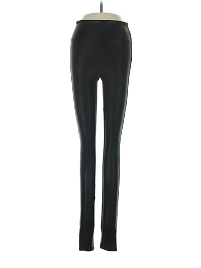 Pre-owned Spanx Active Pants In Black