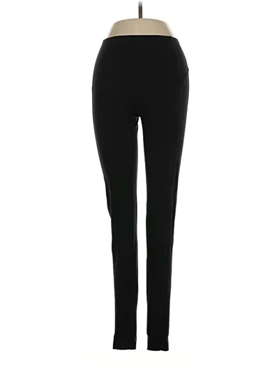 Pre-owned Spanx Active Pants In Black