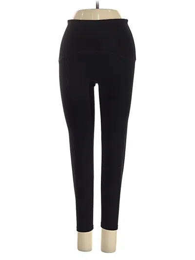 Pre-owned Spanx Active Pants In Black