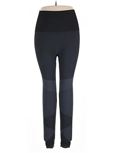 Pre-owned Spanx Active Pants In Black