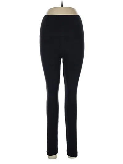 Pre-owned Spanx Active Pants In Black