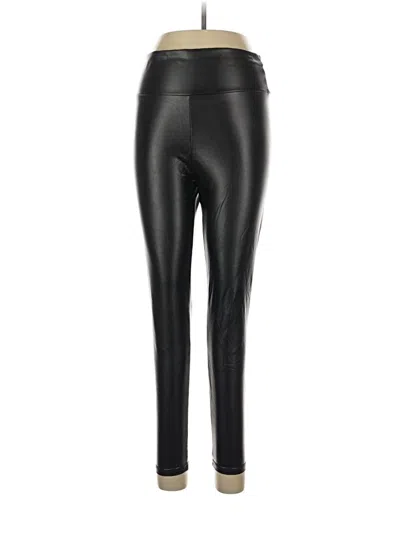 Pre-owned Spanx Active Pants In Black