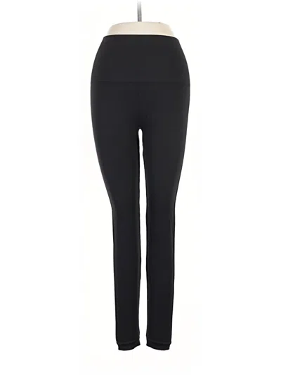 Pre-owned Spanx Active Pants In Black