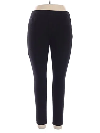 Pre-owned Spanx Active Pants In Black