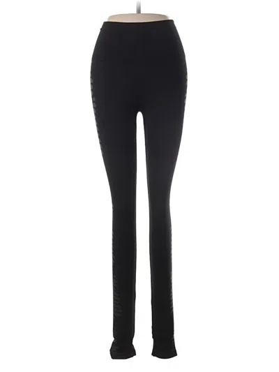Pre-owned Spanx Active Pants In Black