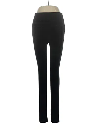Pre-owned Spanx Active Pants In Black