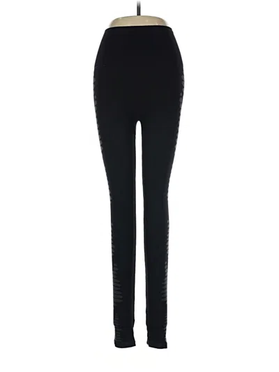 Pre-owned Spanx Active Pants In Black