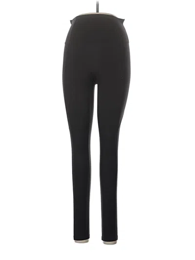 Pre-owned Spanx Active Pants In Black