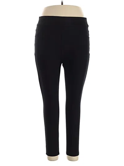 Pre-owned Spanx Active Pants In Black