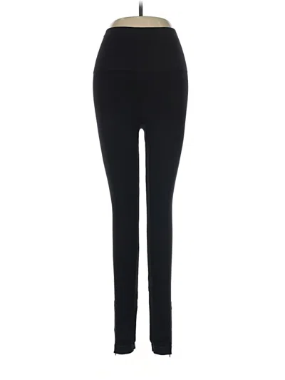 Pre-owned Spanx Active Pants In Black