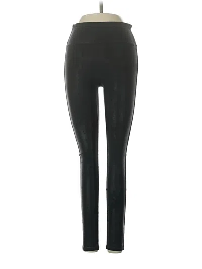 Pre-owned Spanx Active Pants In Black