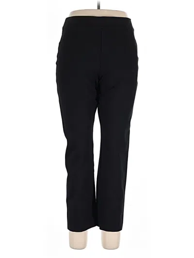 Pre-owned Spanx Active Pants In Black