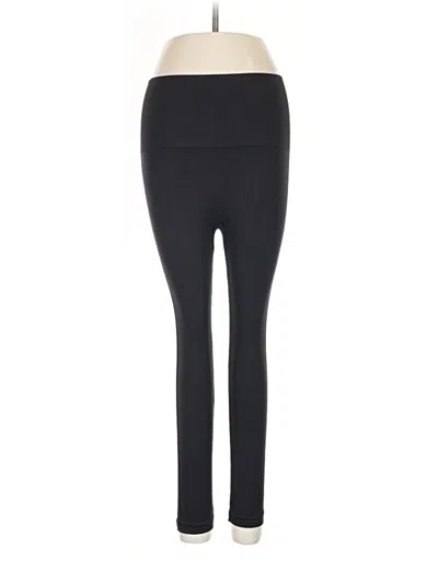 Pre-owned Spanx Active Pants In Black