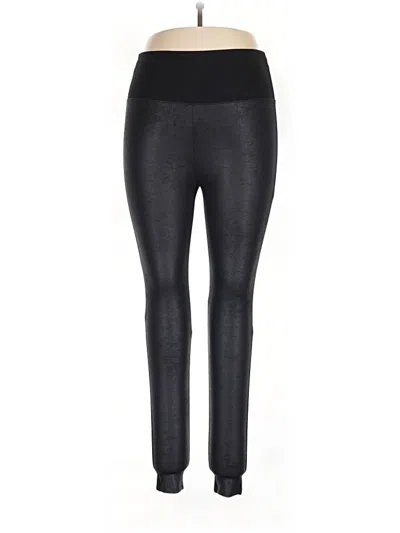 Pre-owned Spanx Active Pants In Black