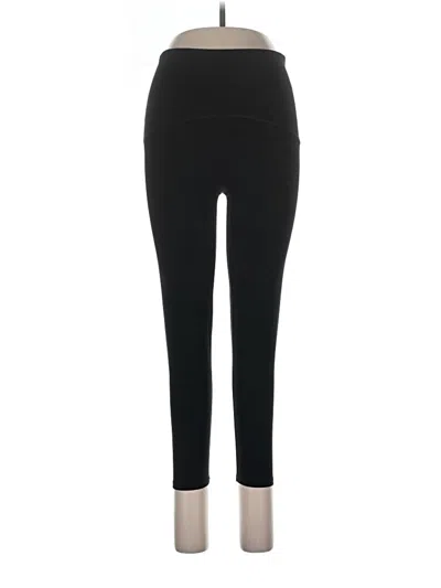 Pre-owned Spanx Active Pants In Black