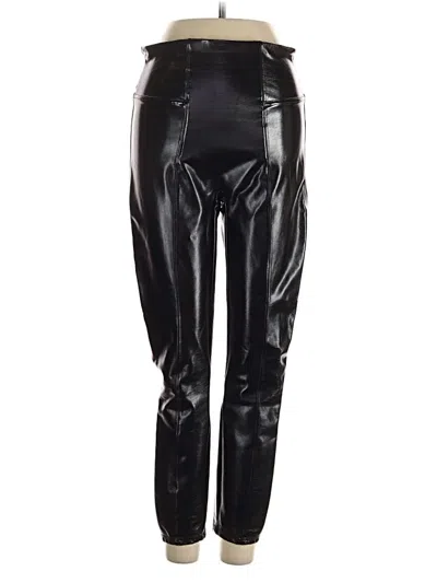 Pre-owned Spanx Active Pants In Black