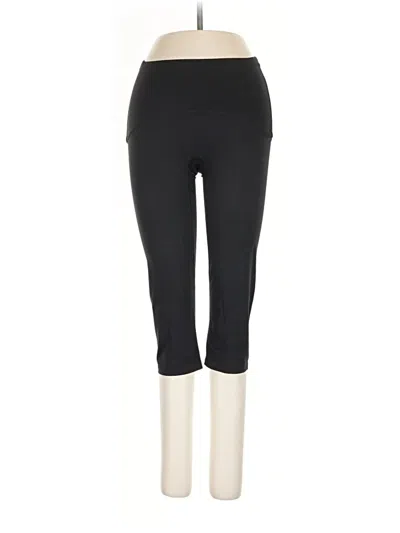 Pre-owned Spanx Active Pants In Black