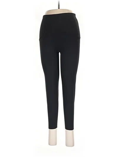 Pre-owned Spanx Active Pants In Black
