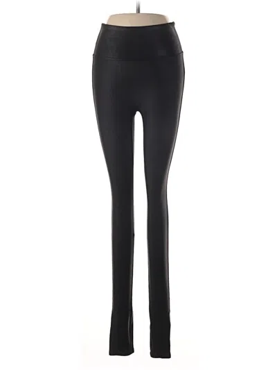 Pre-owned Spanx Active Pants In Black