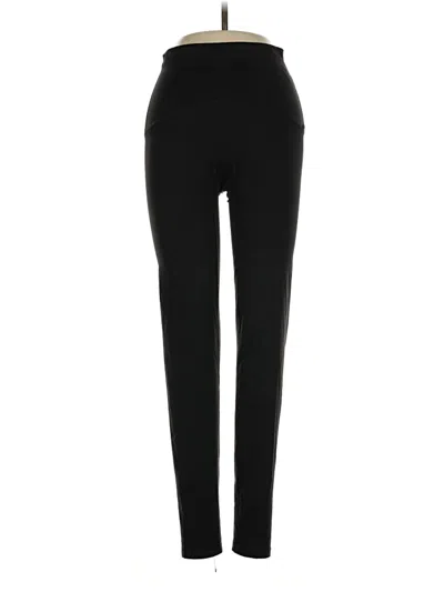 Pre-owned Spanx Active Pants In Black