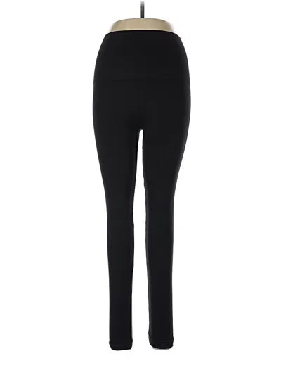 Pre-owned Spanx Active Pants In Black