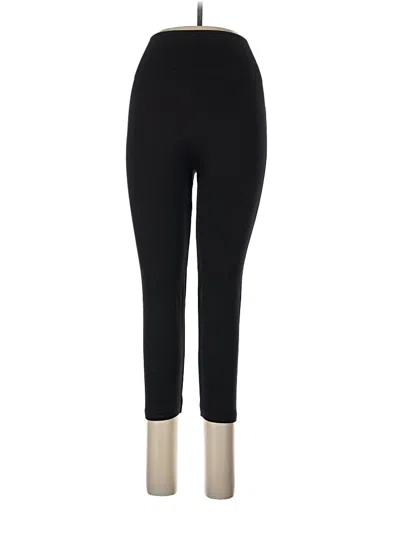 Pre-owned Spanx Active Pants In Black