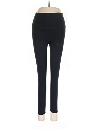 Pre-owned Spanx Active Pants In Black