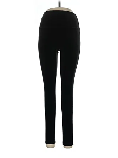 Pre-owned Spanx Active Pants In Black