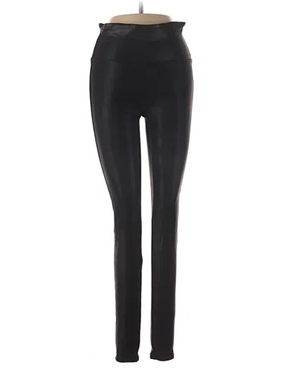 Pre-owned Spanx Active Pants In Black