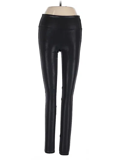 Pre-owned Spanx Active Pants In Black