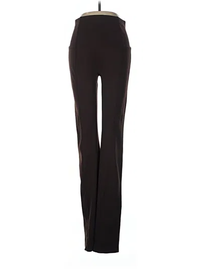 Pre-owned Spanx Active Pants In Black