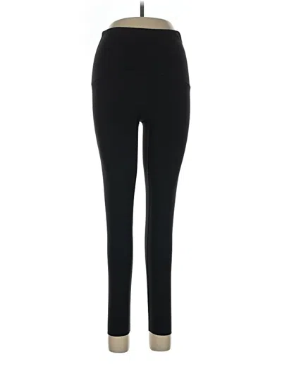 Pre-owned Spanx Active Pants In Black
